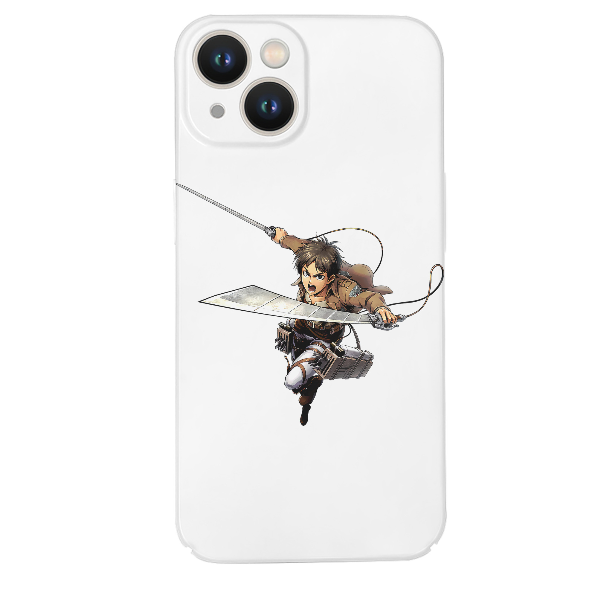 （画像用） 進撃の巨人 エレン･イェーガー Attack on Titan Eren Jäger 【iPhone 14シリーズ対応】ハードケース